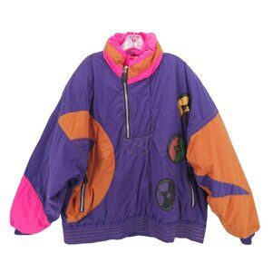 FIRE AND ICE Bogner Vintage Ski Jacket Colorblock Pullover Unisex? Size XL